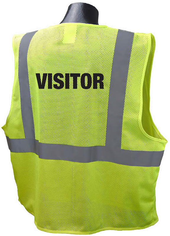 Colony Hardware | Visitor Green Economy Safety Vest Size 2X/3X